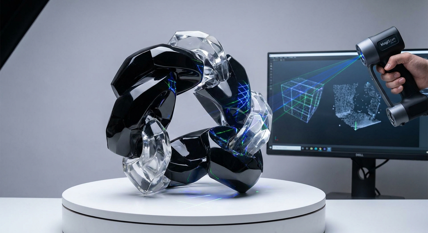 How to 3D Scan Shiny Black or Transparent Objects in 2026: Master Difficult Surfaces with MagiScan