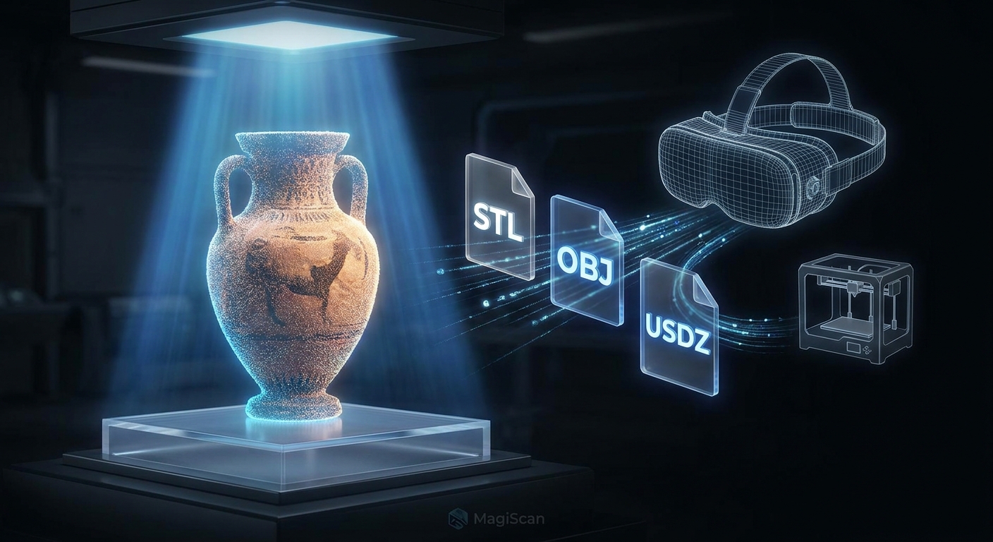 How to Export a 3D Scan to STL, OBJ, or USDZ in 2026: A Comprehensive Guide